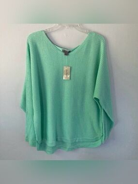 NWT Jason Maxwell Mint Green Sweater XL
